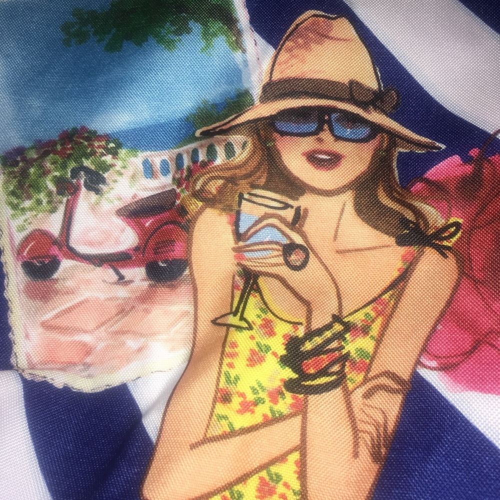 LANCOME 🛍🚲Paris summer beach bag.